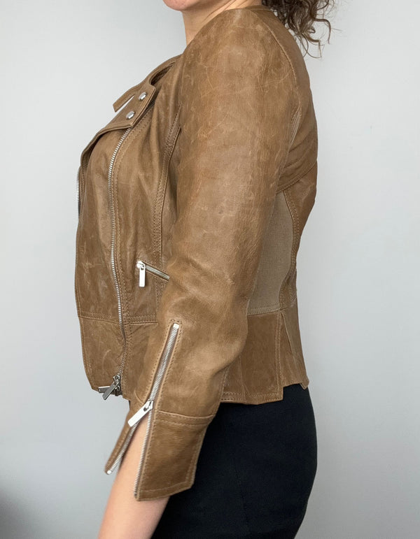 KAREN MILLEN Leather Jacket Size M
