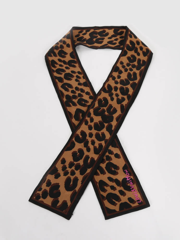 LOUIS VUITTON X STEPHEN SPROUSE Silk Bandeau Scarf