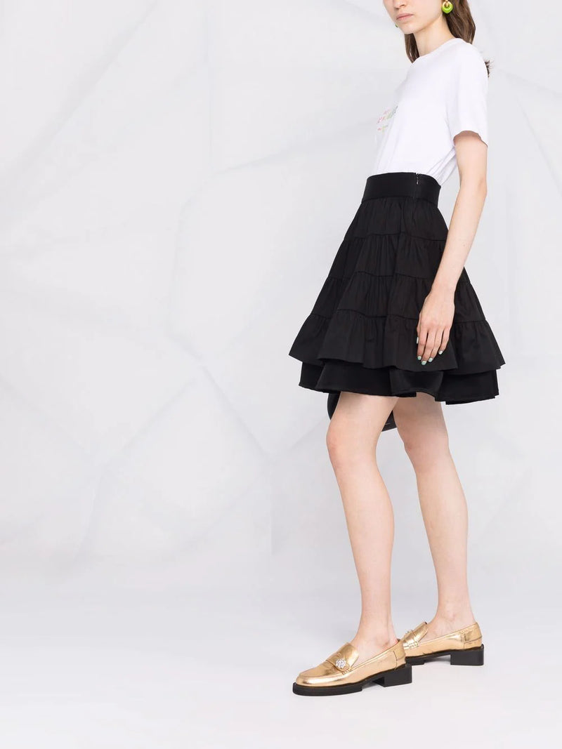 SANDRO Ruffled A-Line Skirt Size S