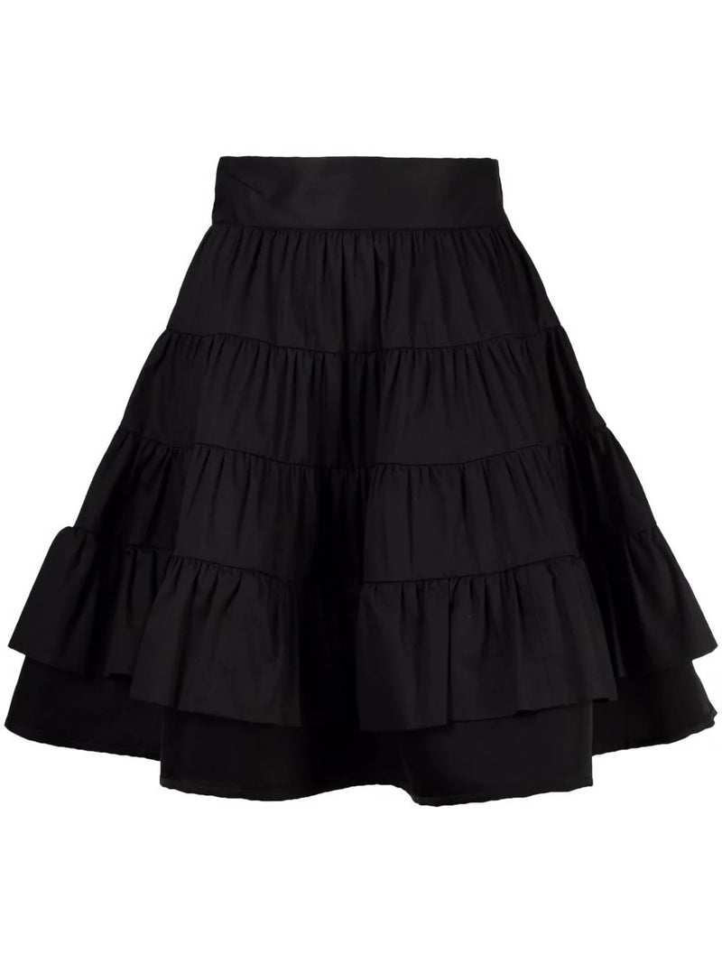 SANDRO Ruffled A-Line Skirt Size S