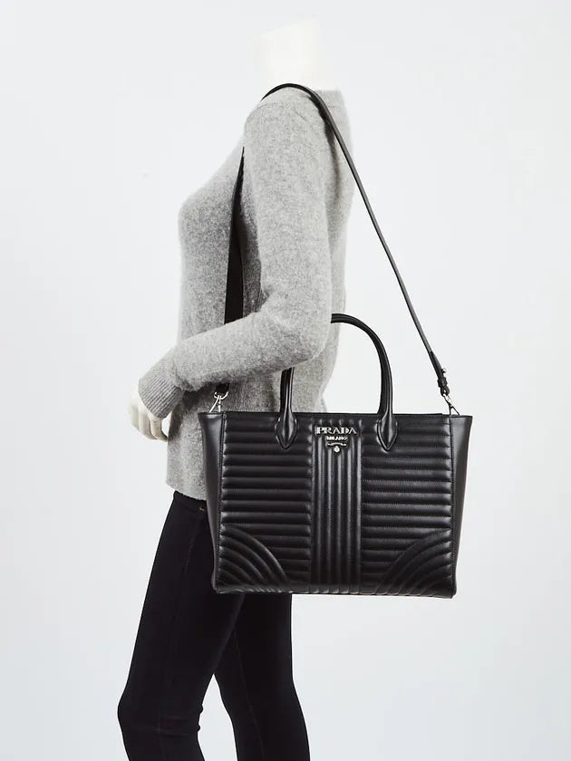 PRADA Diagramme Handle/Crossbody Bag