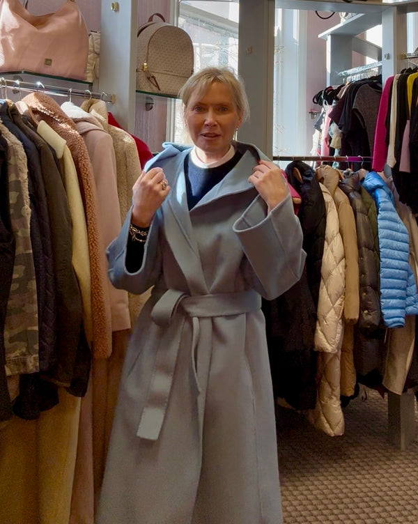 LUISA SPAGNOLI Wool Blend Coat Size L