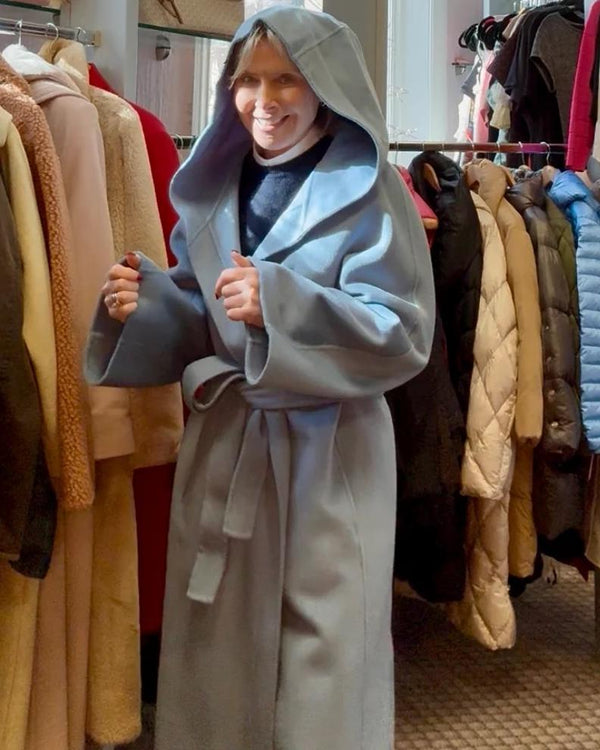 LUISA SPAGNOLI Wool Blend Coat Size L