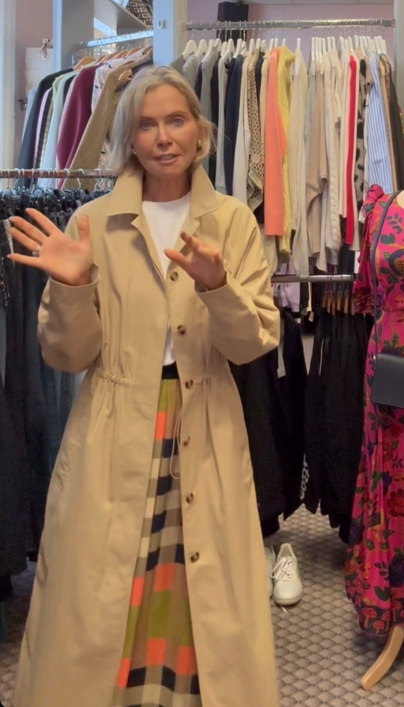 CAROLYN DONNELLY Trench Coat Size S