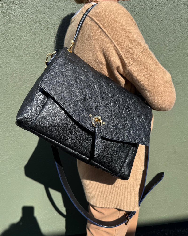 LOUIS VUITTON Monogram Empreinte Blanche MM