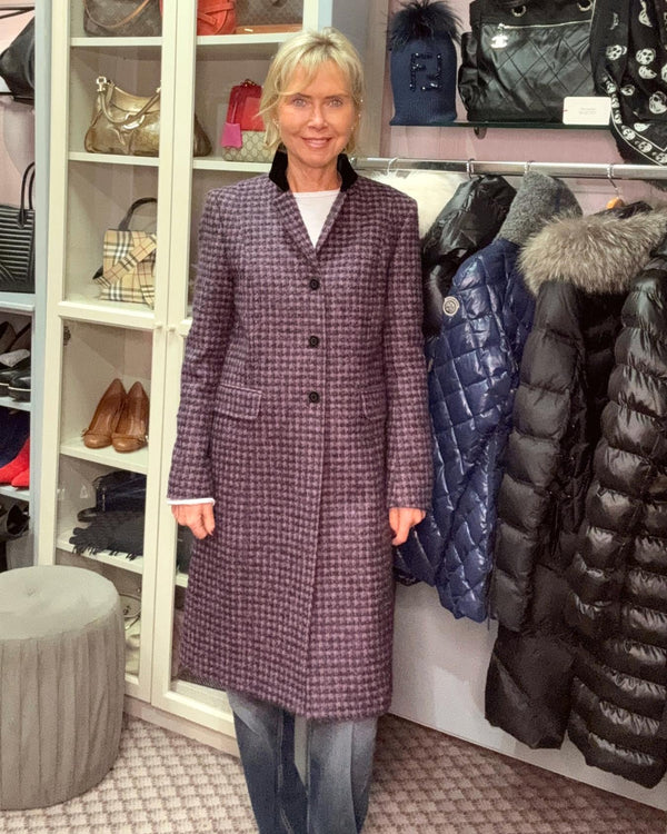 LOUISE KENNEDY Wool Blend Coat Size S/M