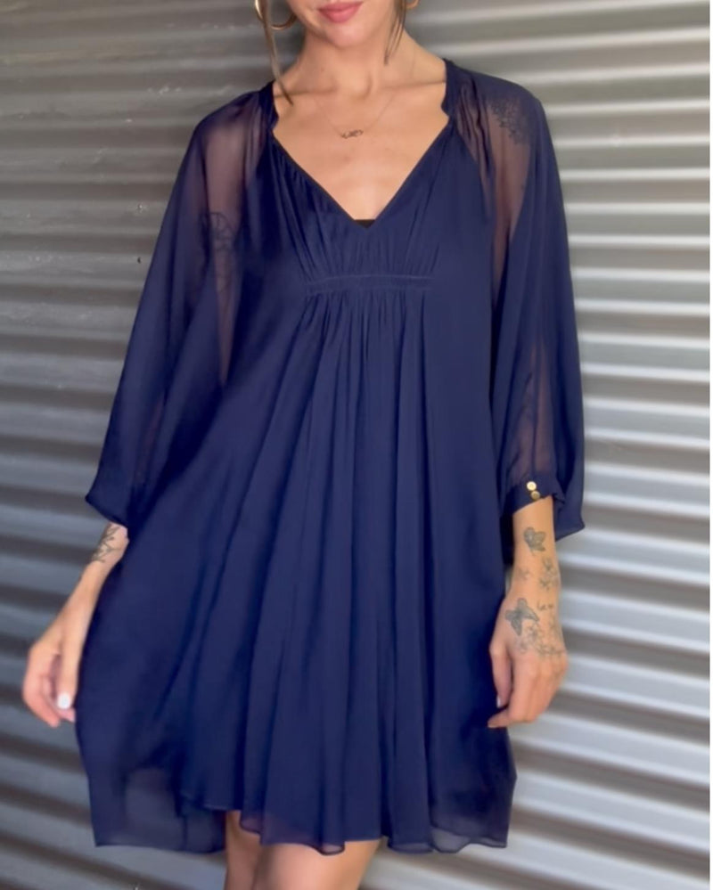 DIANE VON FURSTENBERG Silk Dress Size S