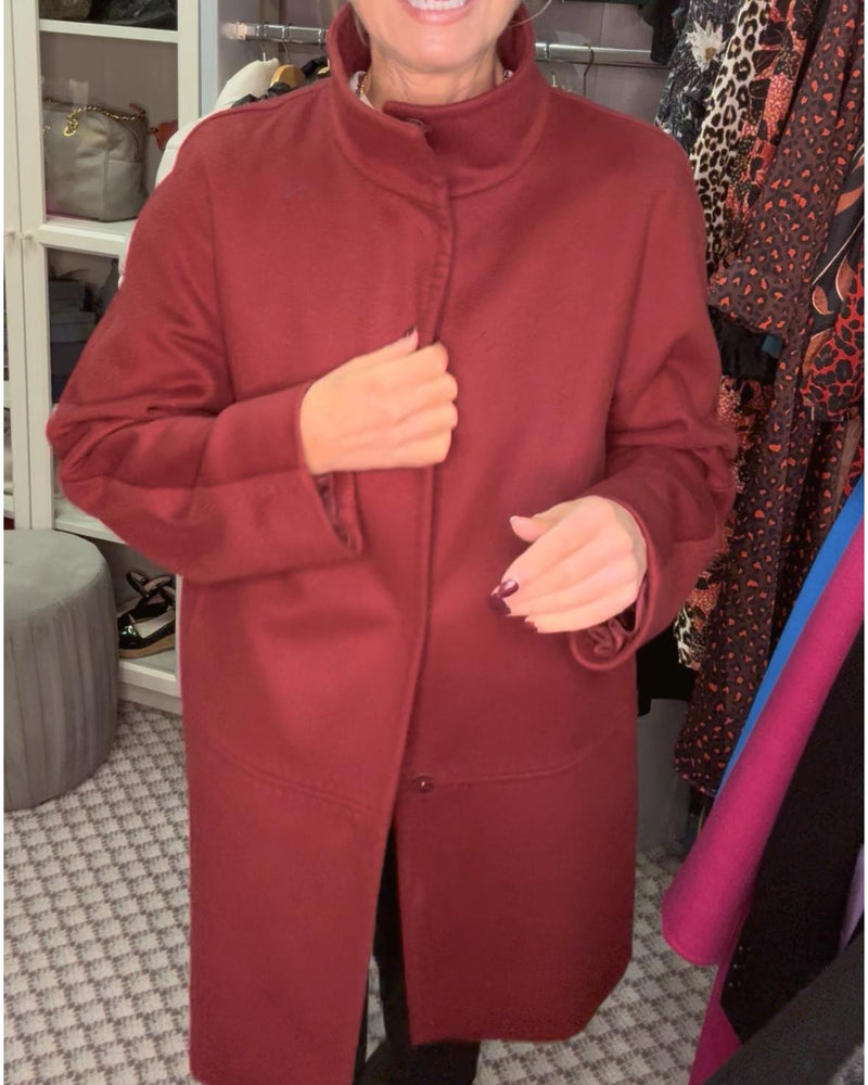 WEEKEND MAX MARA Wool Blend Coat Size M