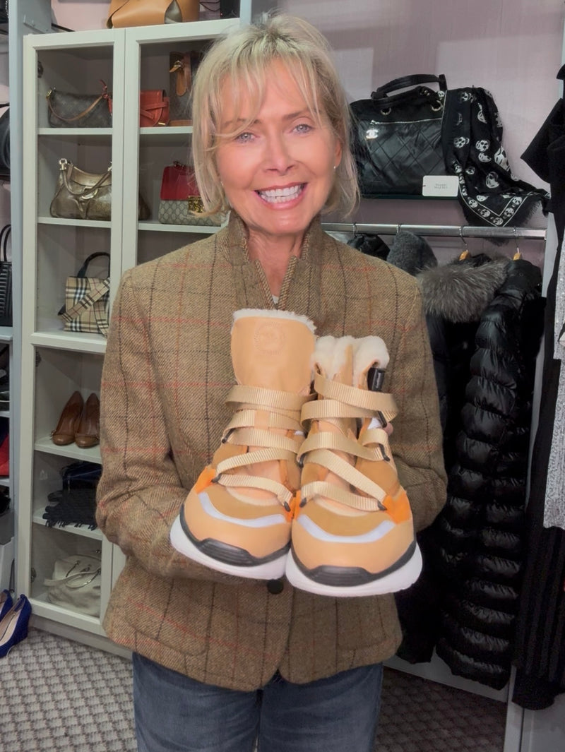 CHLOÉ High-Top Sneakers Size UK 8