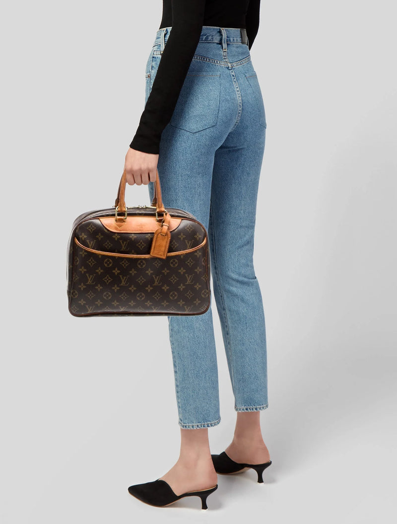 LOUIS VUITTON Deauville Handle Bag