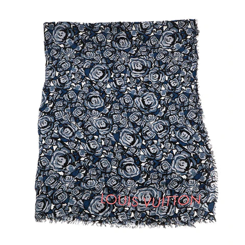 LOUIS VUITTON Rock N' Roses Scarf/Stole