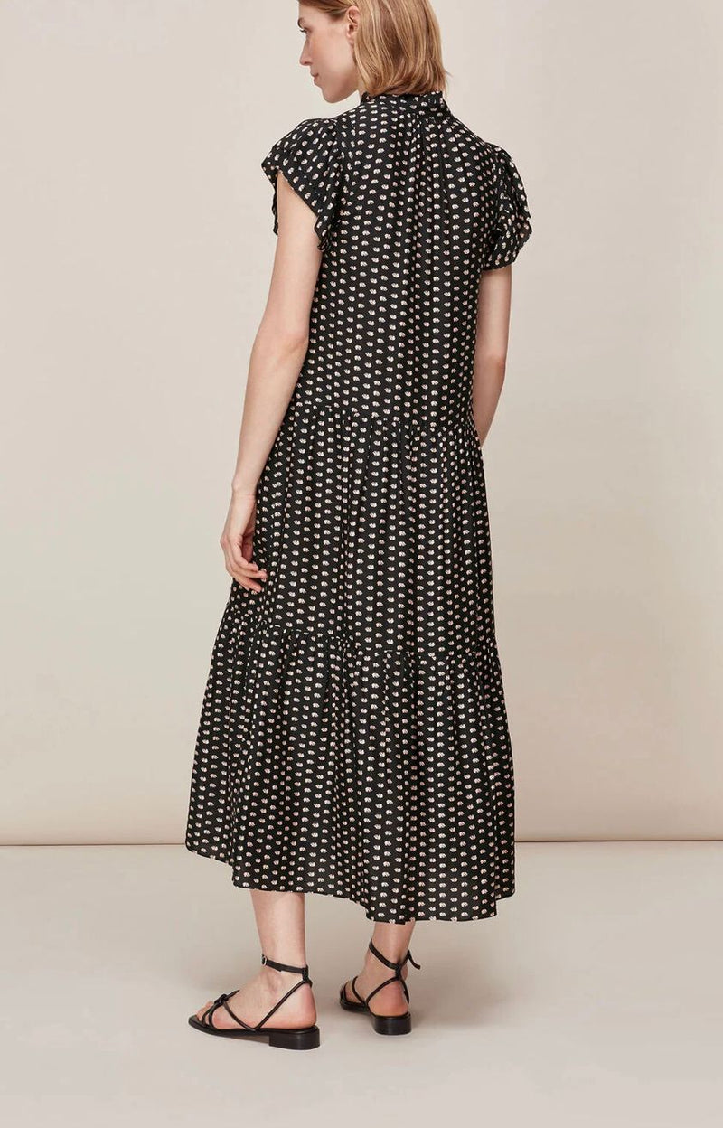 WHISTLES Elephant Print Dress Size M