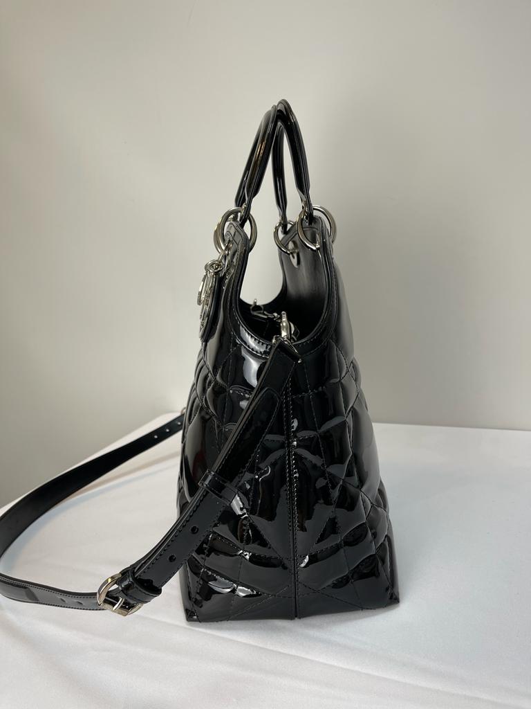 CHRISTIAN DIOR Cannage Granville Shoulder/Handle Bag