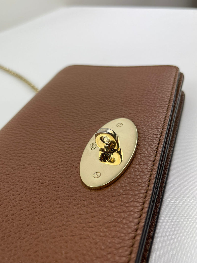 MULBERRY Bayswater Wallet Chain Clutch