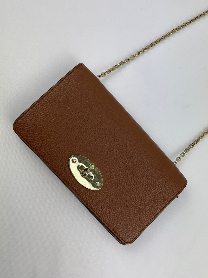 MULBERRY Bayswater Wallet Chain Clutch