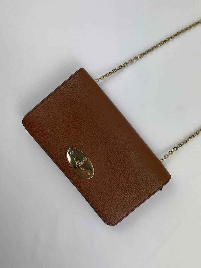 MULBERRY Bayswater Wallet Chain Clutch