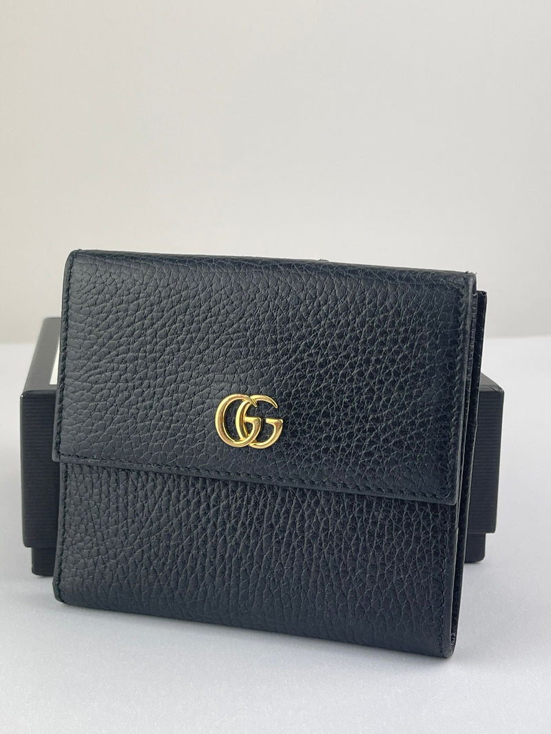 GUCCI GG Marmont French Flap Wallet