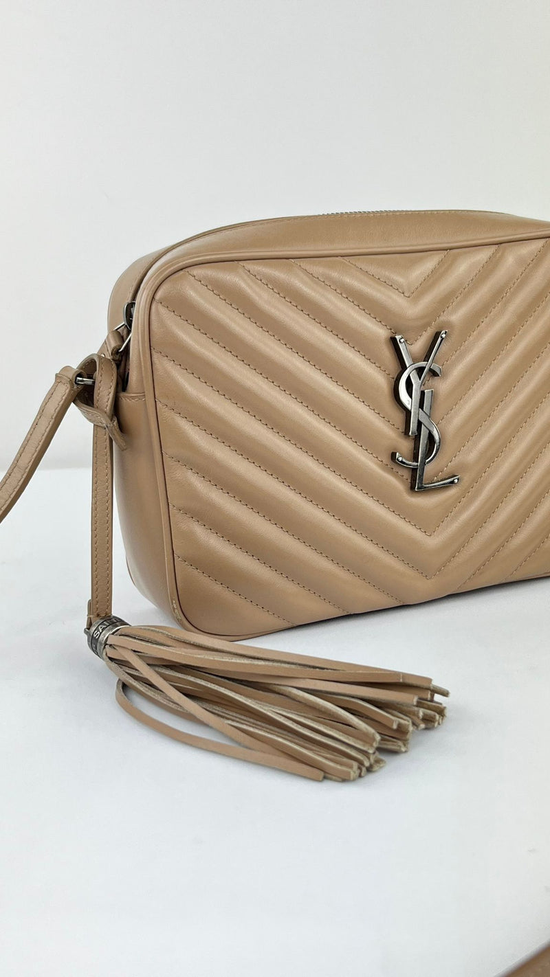 SAINT LAURENT Quilted Lou Camera Bag