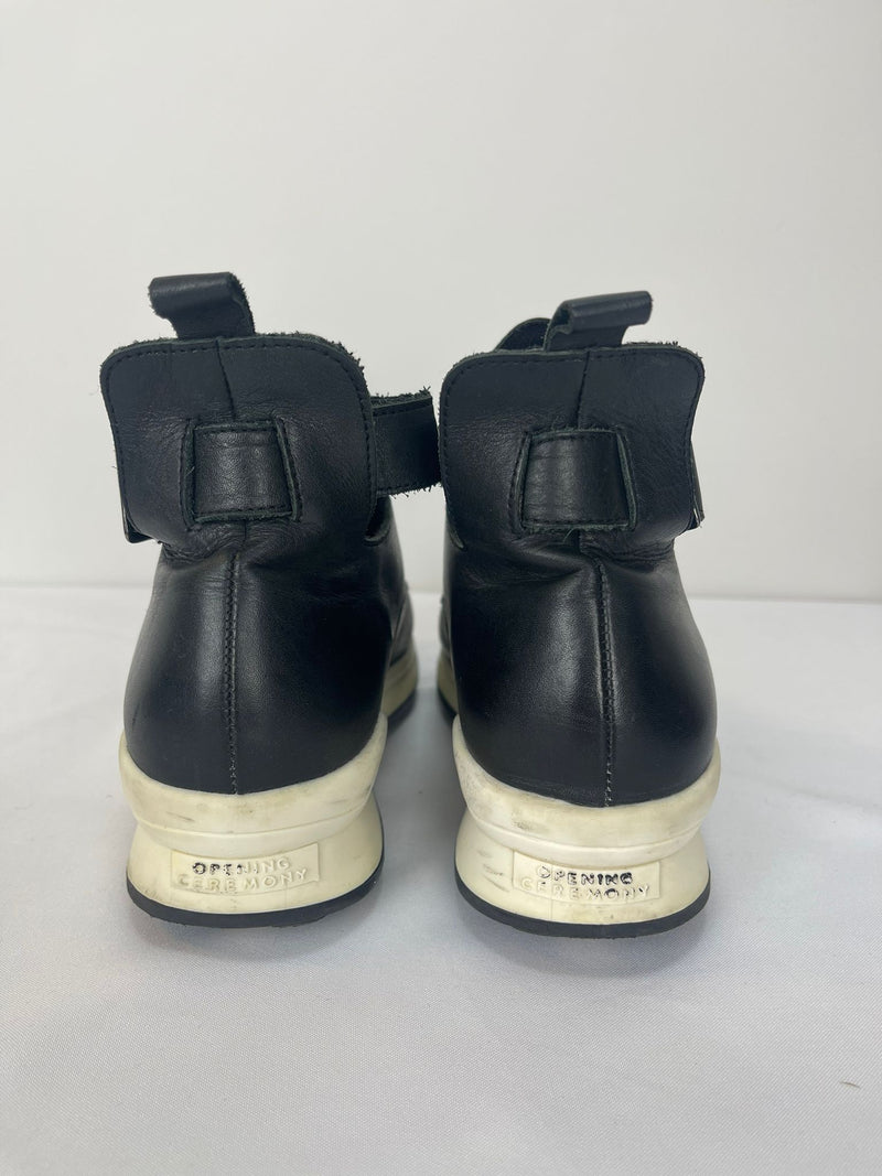 OPENING CEREMONY High Top Buckle Sneakers Size 6 UK