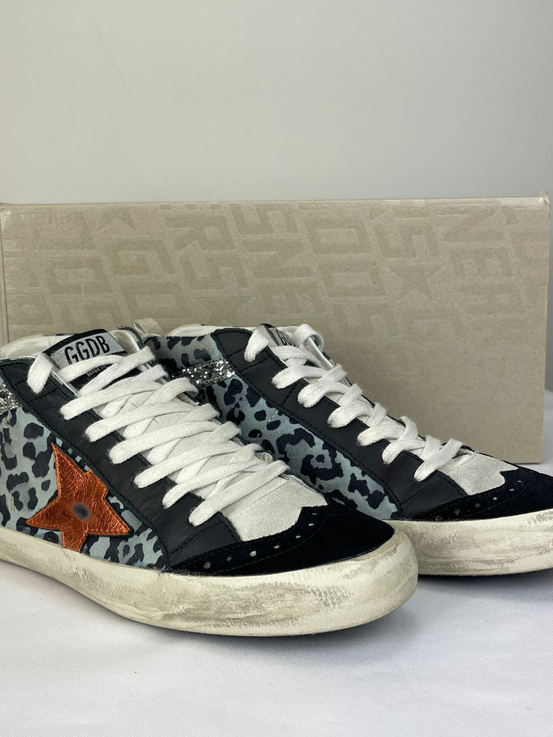 GOLDEN GOOSE Mid Star Classic Sneakers Size 4 UK