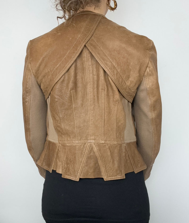 KAREN MILLEN Leather Jacket Size M