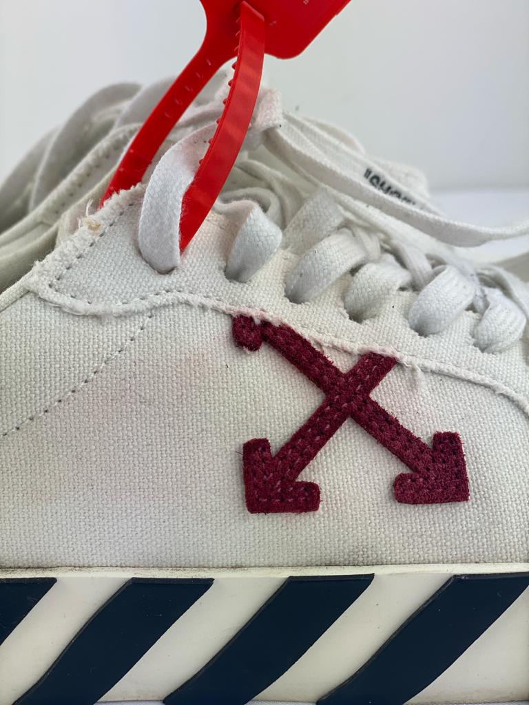 OFF-WHITE X VIRGIL ABLOH Low Vulcanized Sneakers Size 6 UK