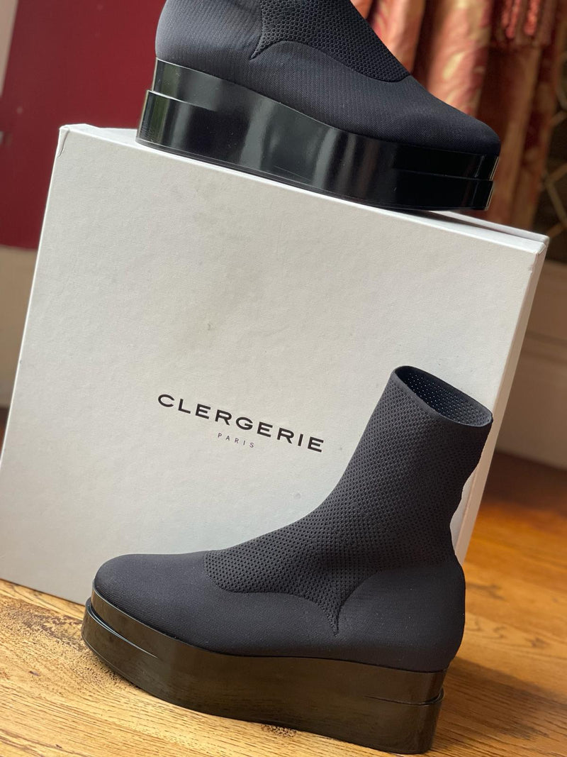CLERGERIE Sock Boots Size 6 Uk