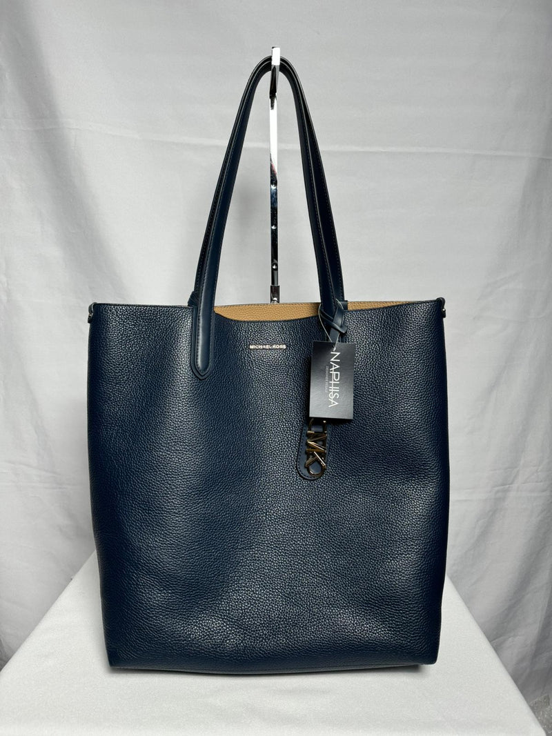 MICHAEL KORS Navy/Camel Reversible Shopper Bag