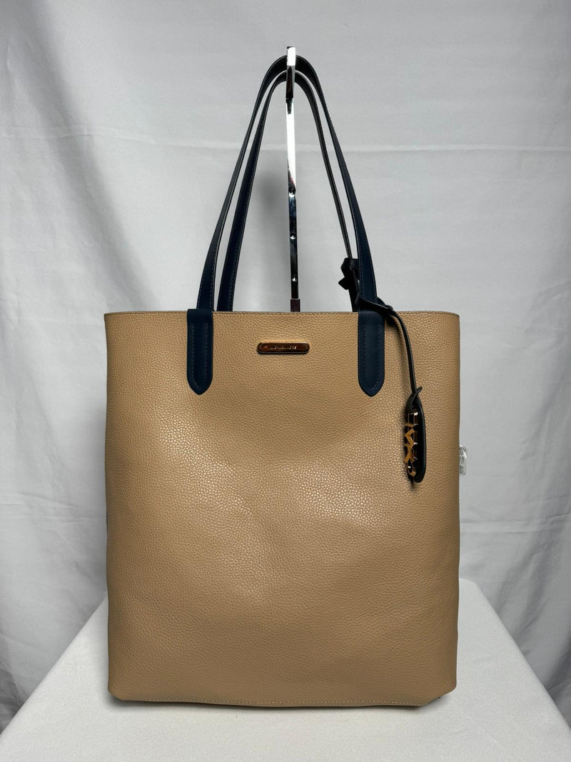 MICHAEL KORS Navy/Camel Reversible Shopper Bag