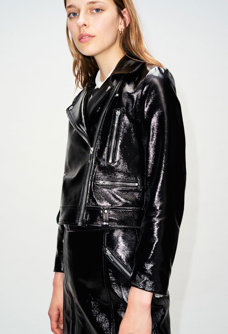 CLAUDIE PIERLOT Leather Jacket Size M