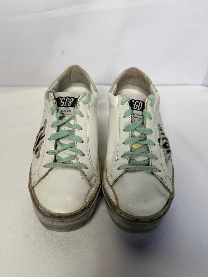 GOLDEN GOOSE Hi Star Sneakers Size 34