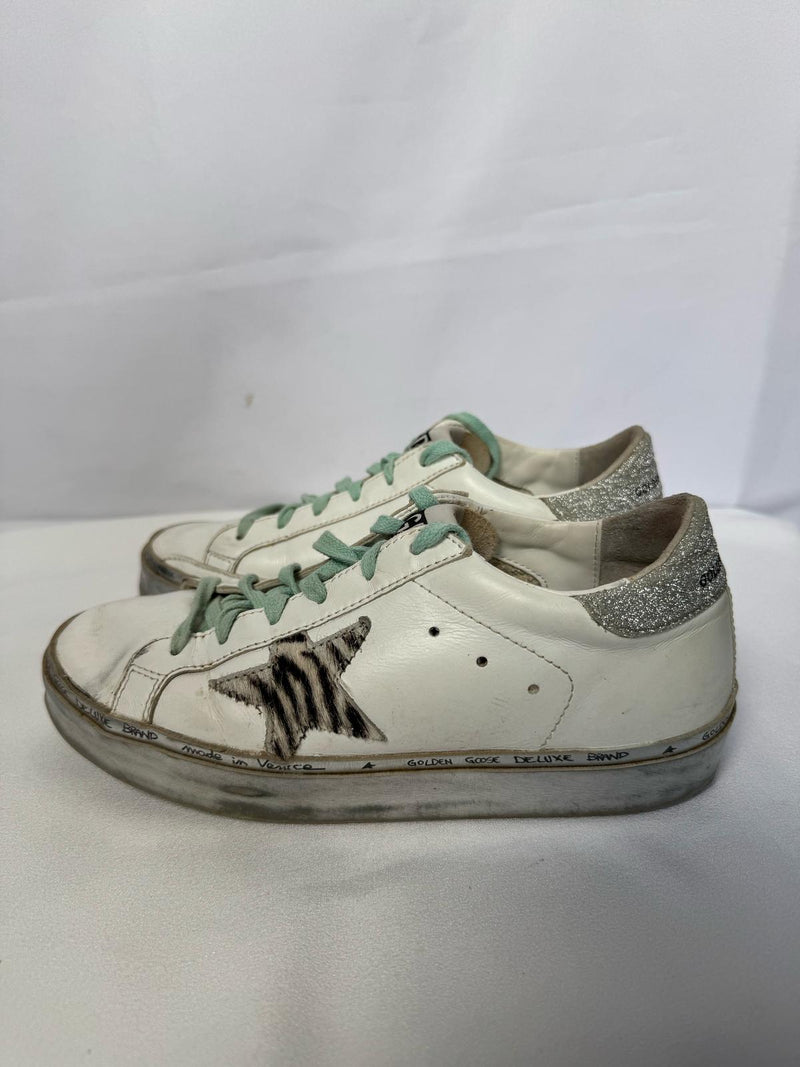 GOLDEN GOOSE Hi Star Sneakers Size 34