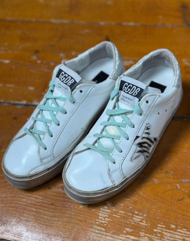 GOLDEN GOOSE Hi Star Sneakers Size 34