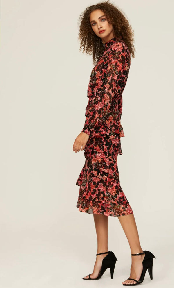 SALONI Silk Dress Size M