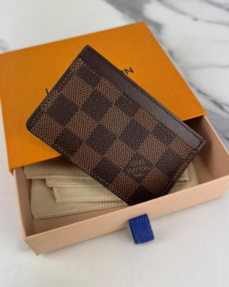 LOUIS VUITTON Damier Ebene Card Holder