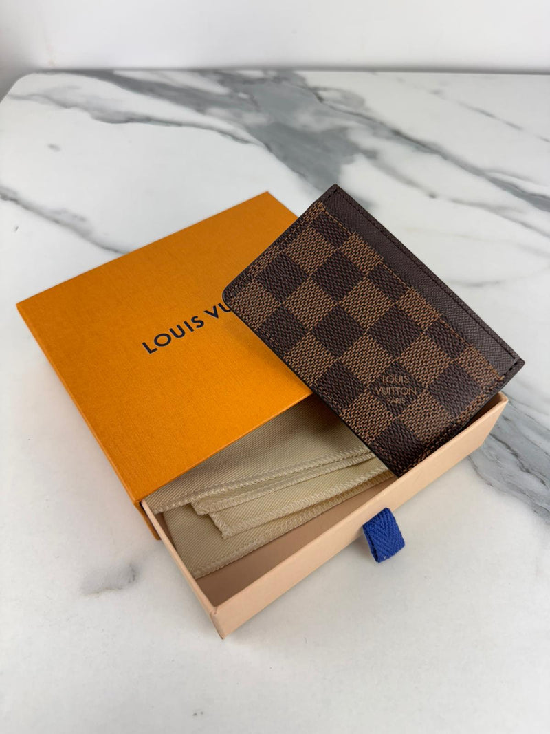 LOUIS VUITTON Damier Ebene Card Holder