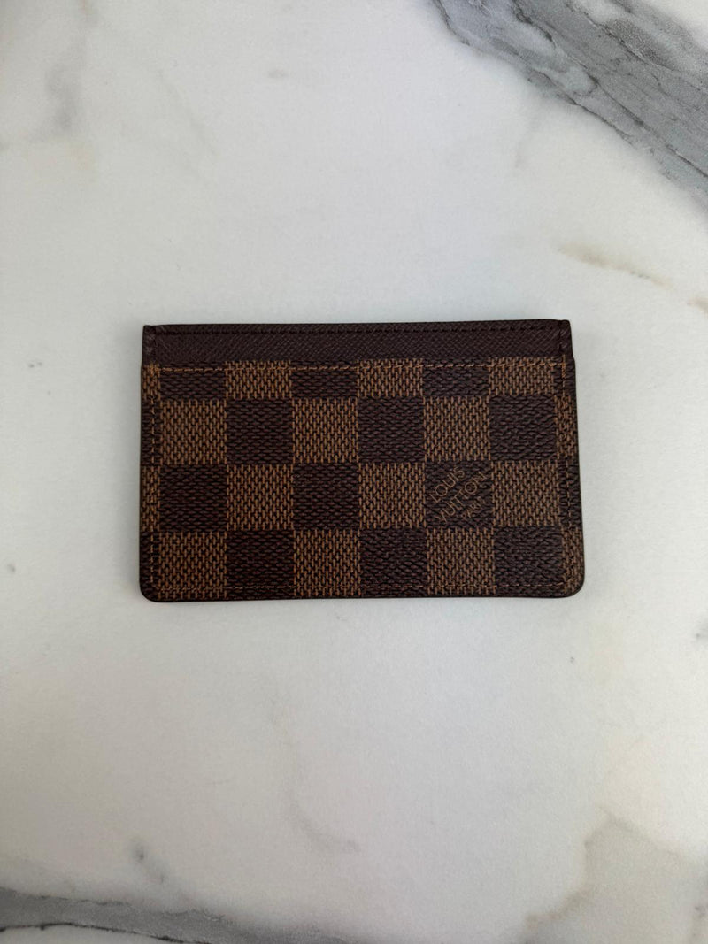 LOUIS VUITTON Damier Ebene Card Holder