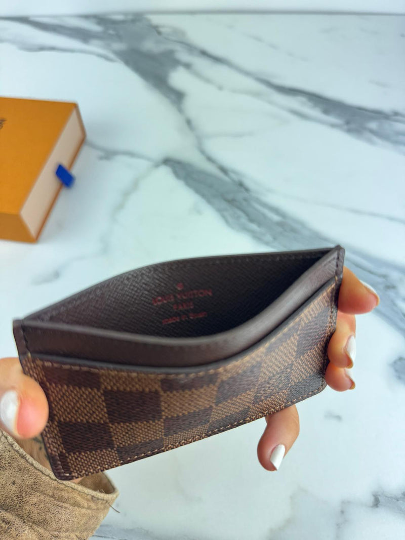 LOUIS VUITTON Damier Ebene Card Holder
