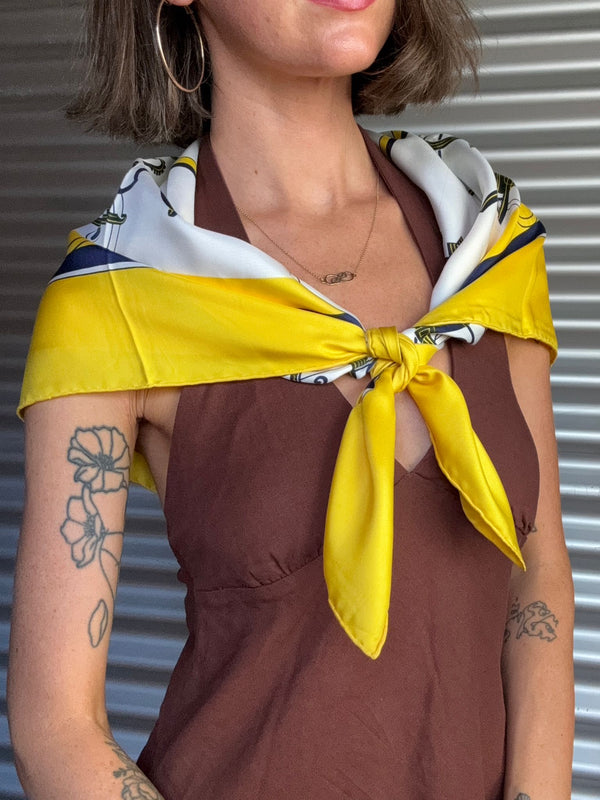 HERMES Silk Scarf
