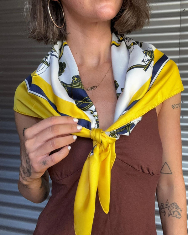 HERMES Silk Scarf