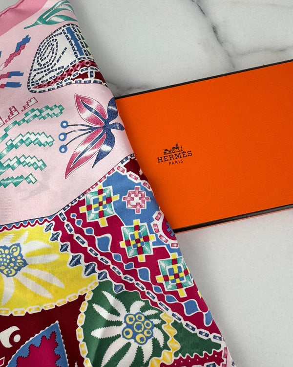 HERMES Silk Scarf