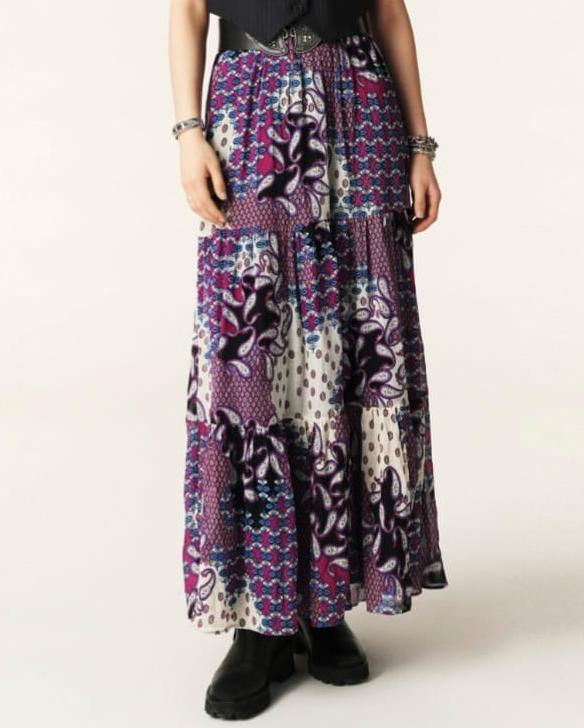 BASH Silk Blend Skirt Size M
