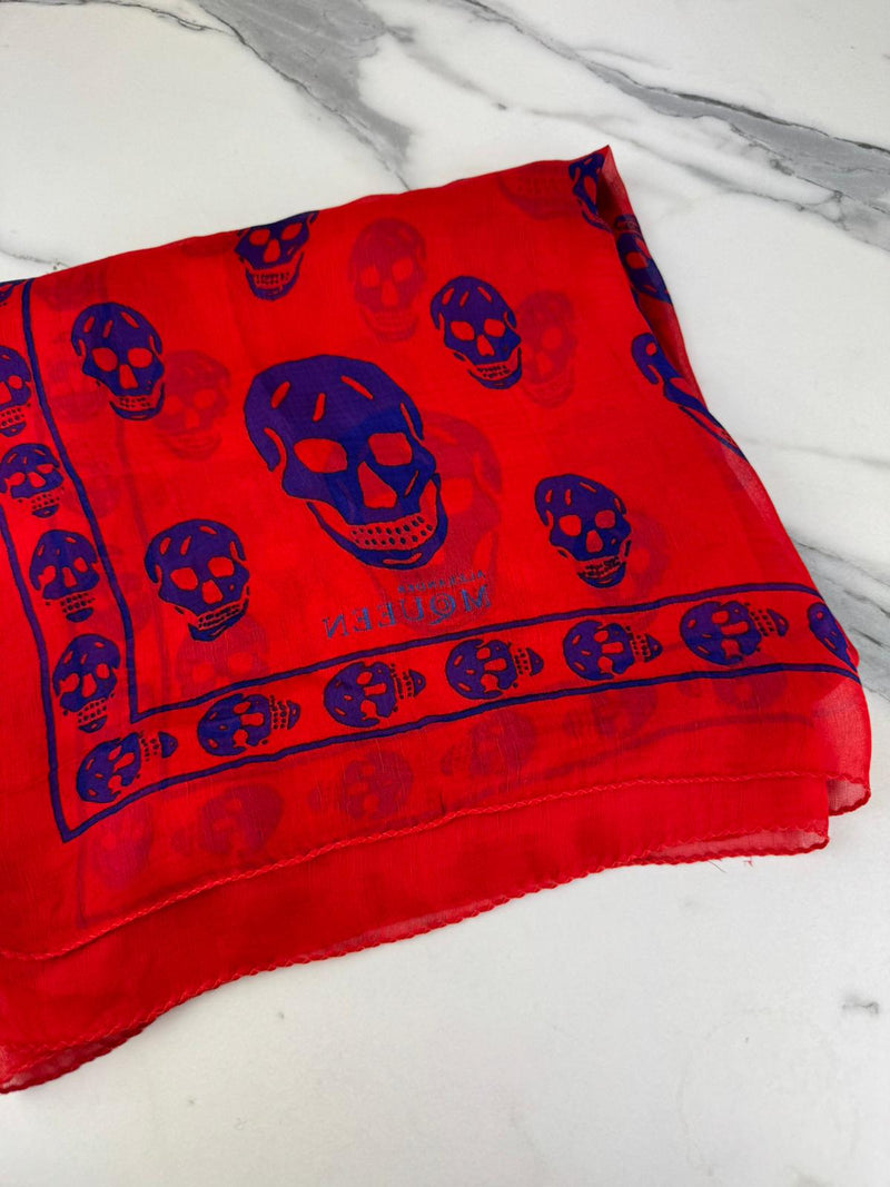 ALEXANDER MCQUEEN Skull Print Scarf