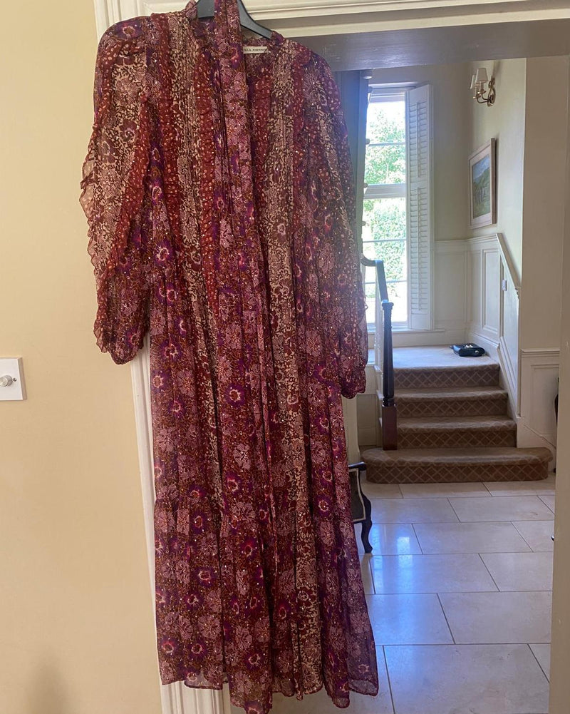 ULLA JOHNSON Silk Dress Size M