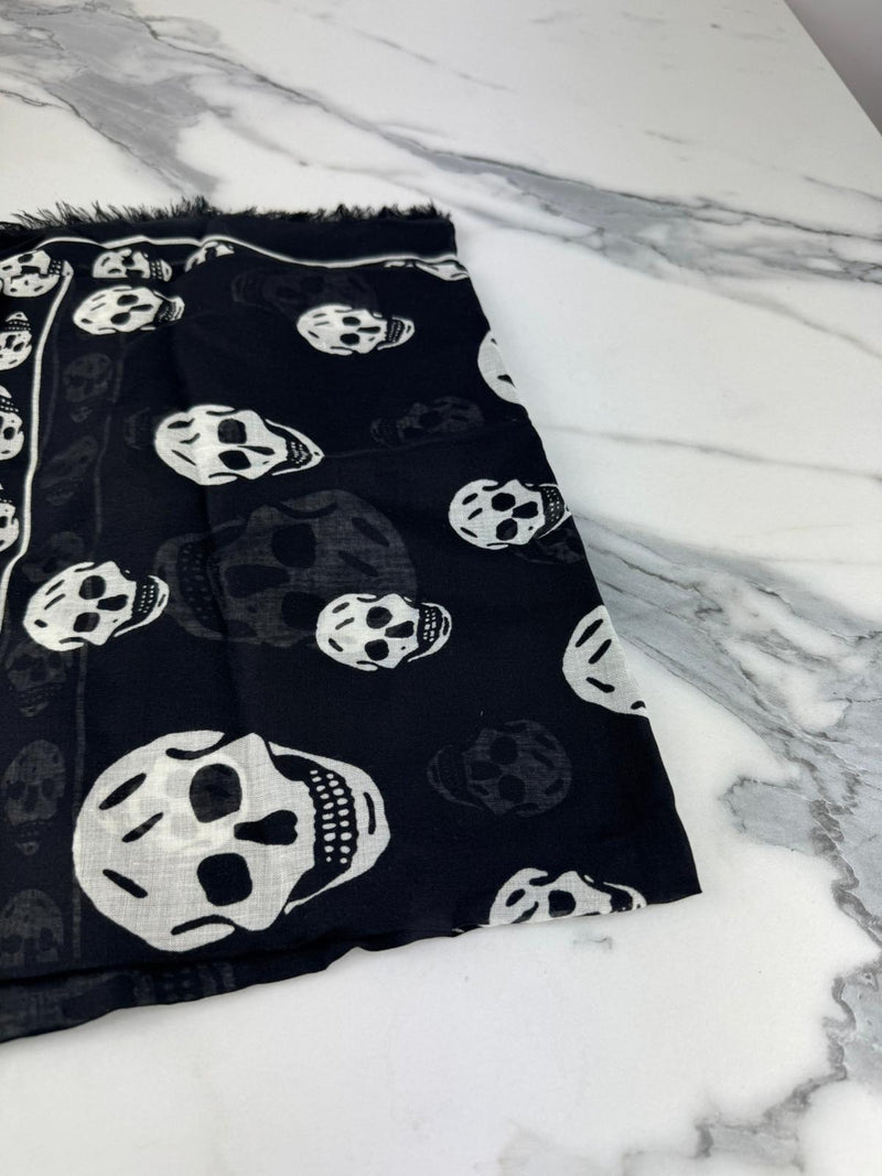 ALEXANDER MCQUEEN Silk Blend Scarf
