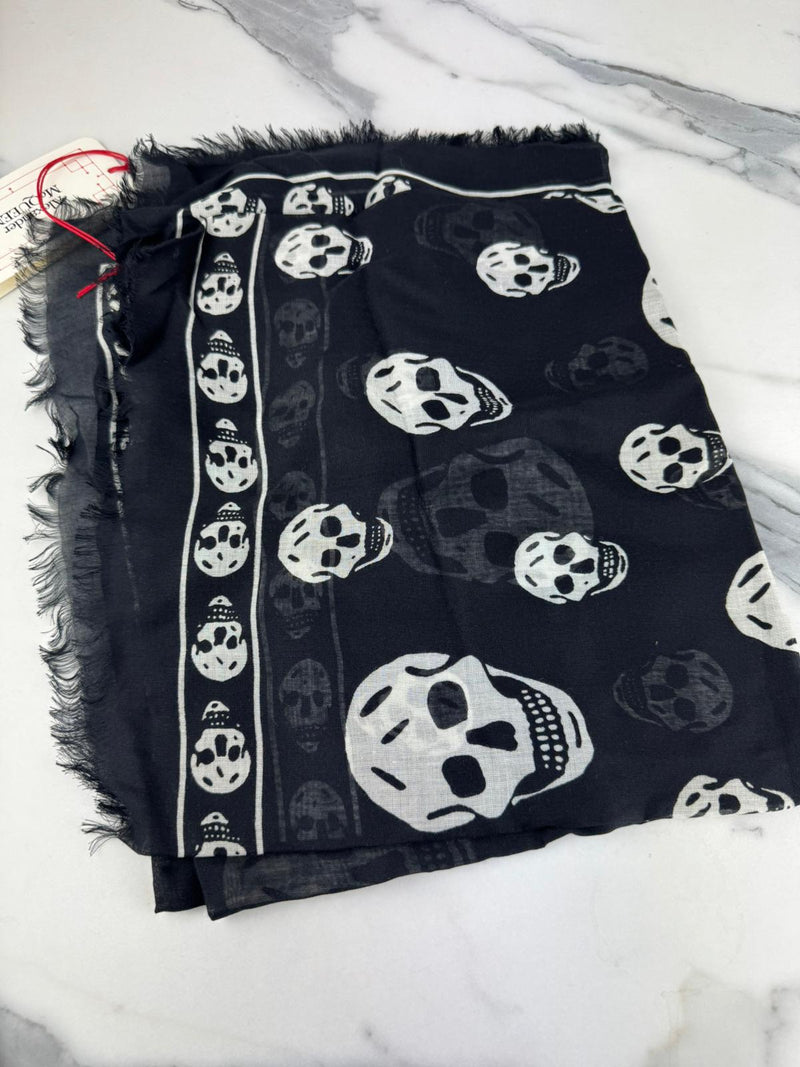 ALEXANDER MCQUEEN Silk Blend Scarf