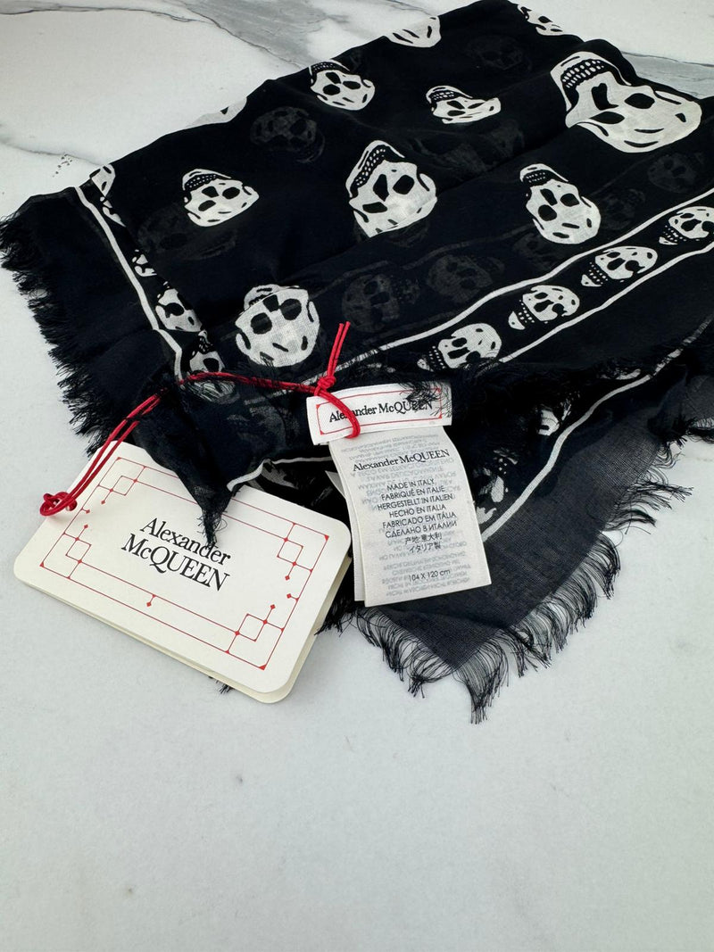 ALEXANDER MCQUEEN Silk Blend Scarf