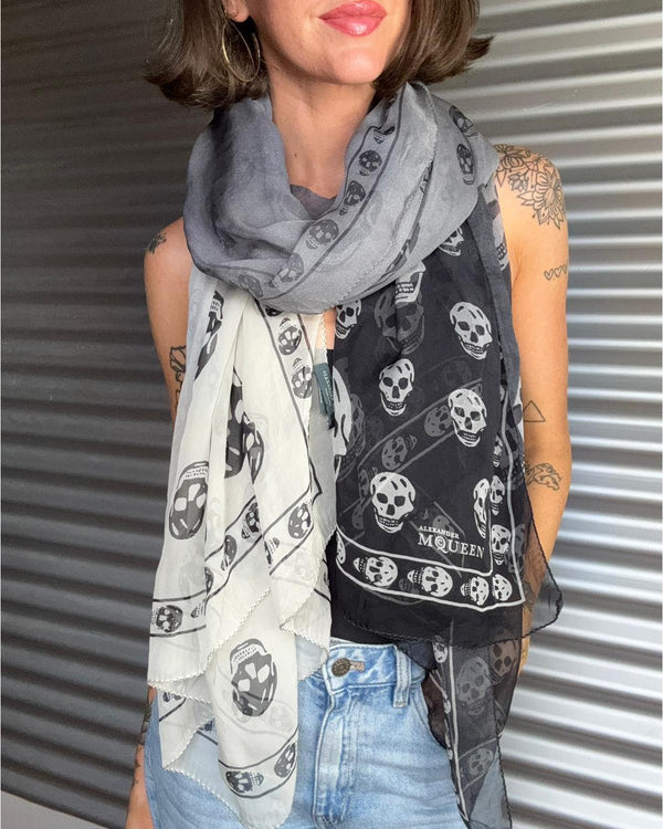ALEXANDER MCQUEEN Silk Scarf