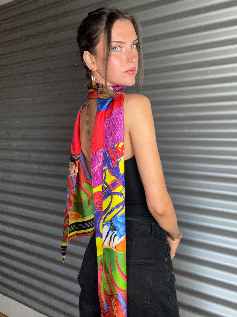 HERMES Silk Scarf