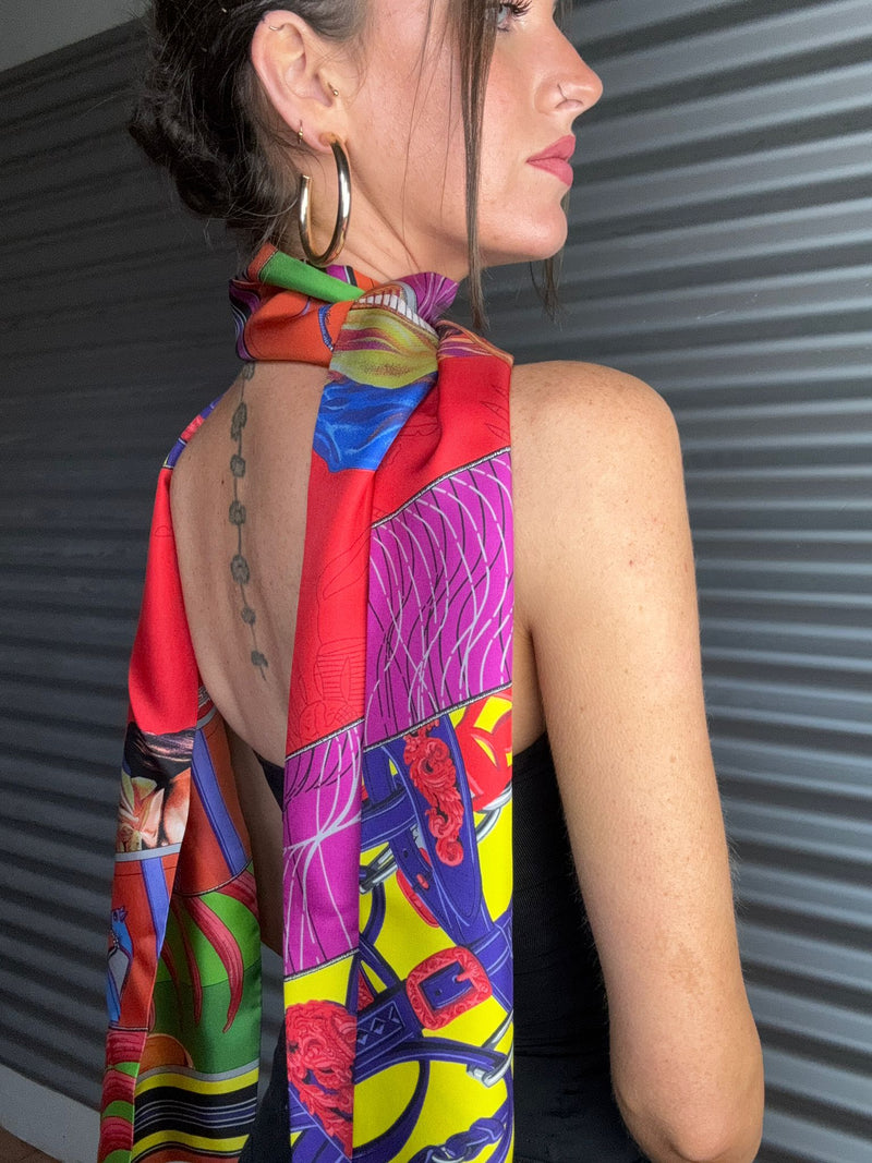 HERMES Silk Scarf
